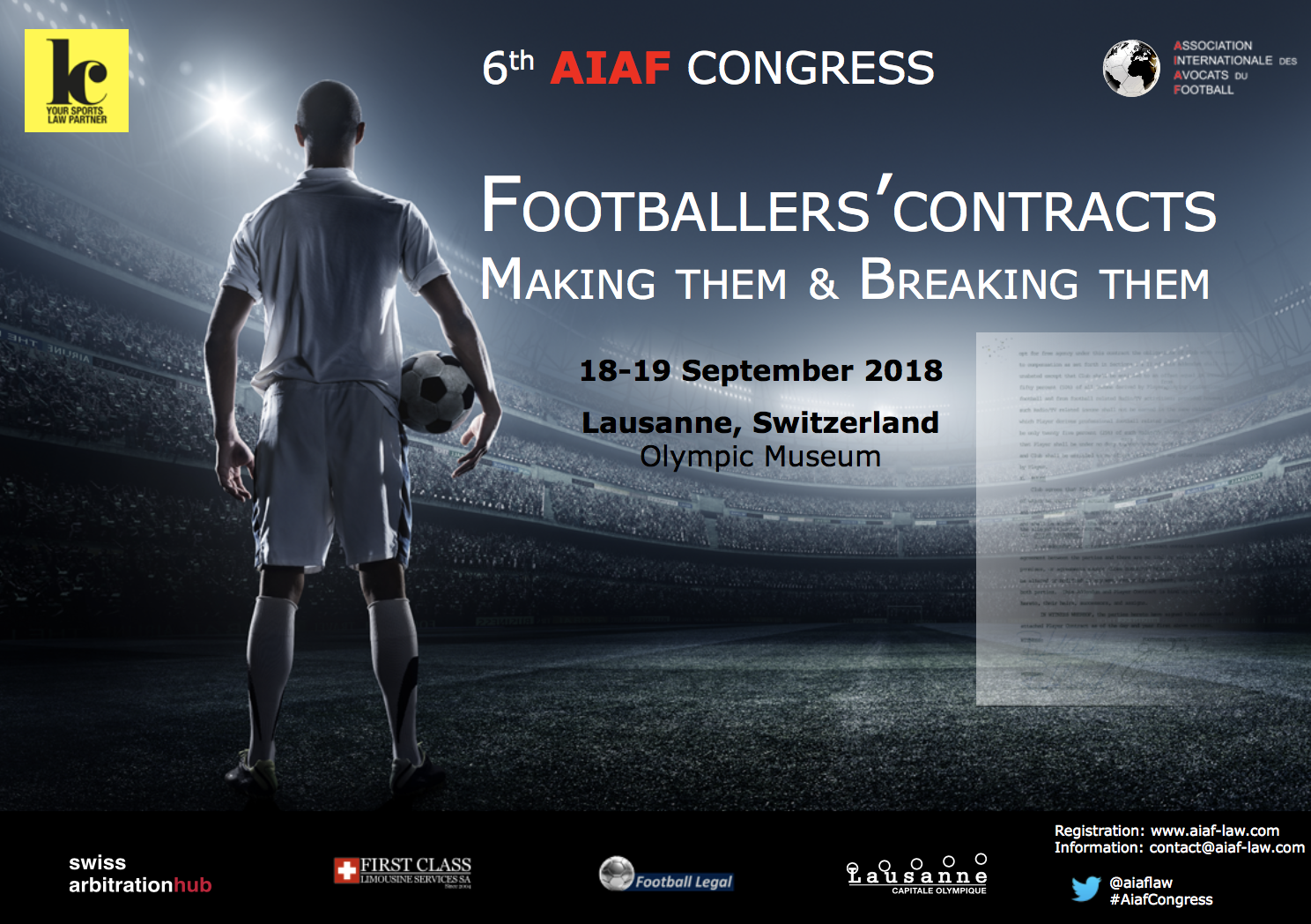 2018 AIAF Congress - Footballer's contracts - Making them and Breaking them
