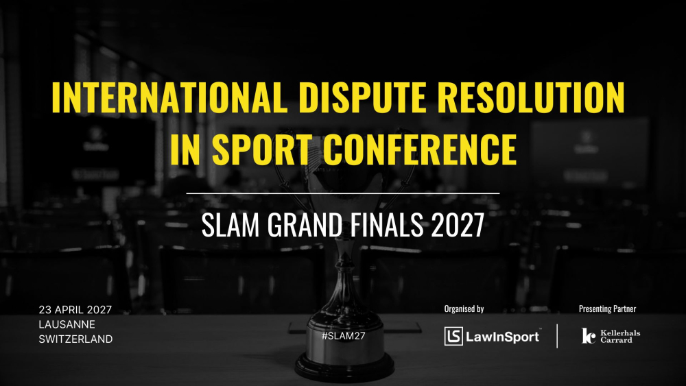 International Dispute Resolution in Sport 2027