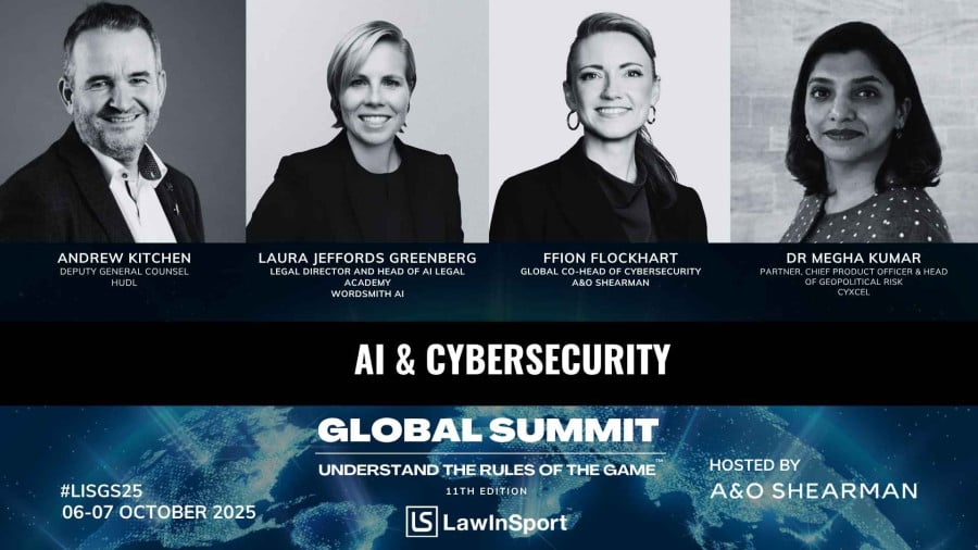 AI & Cybersecurity at the LawInSport Global Summit 2025