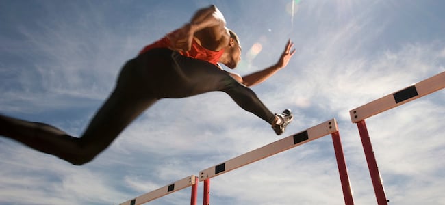 Athlete Jumping Athlete