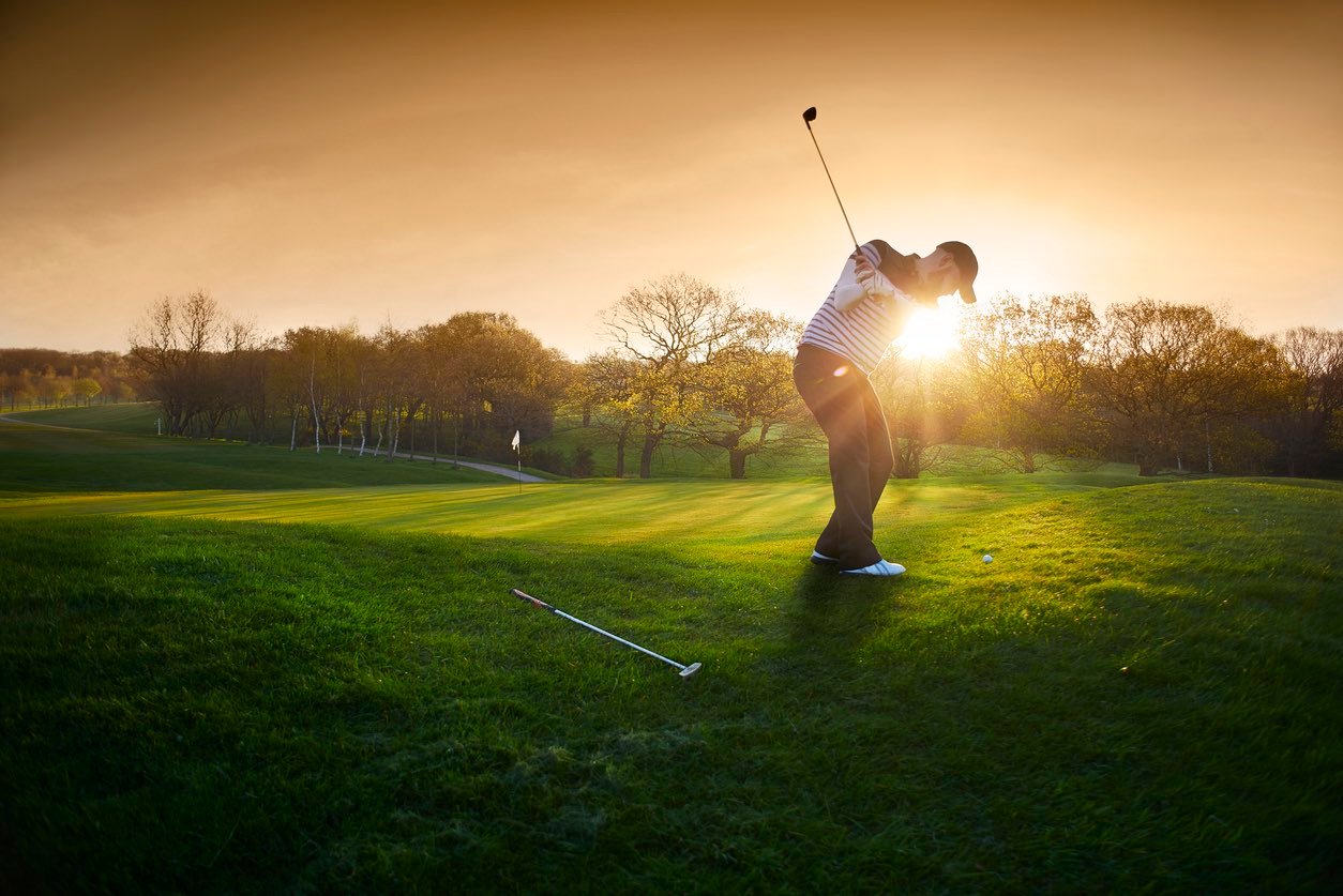 Backlit Golf Course