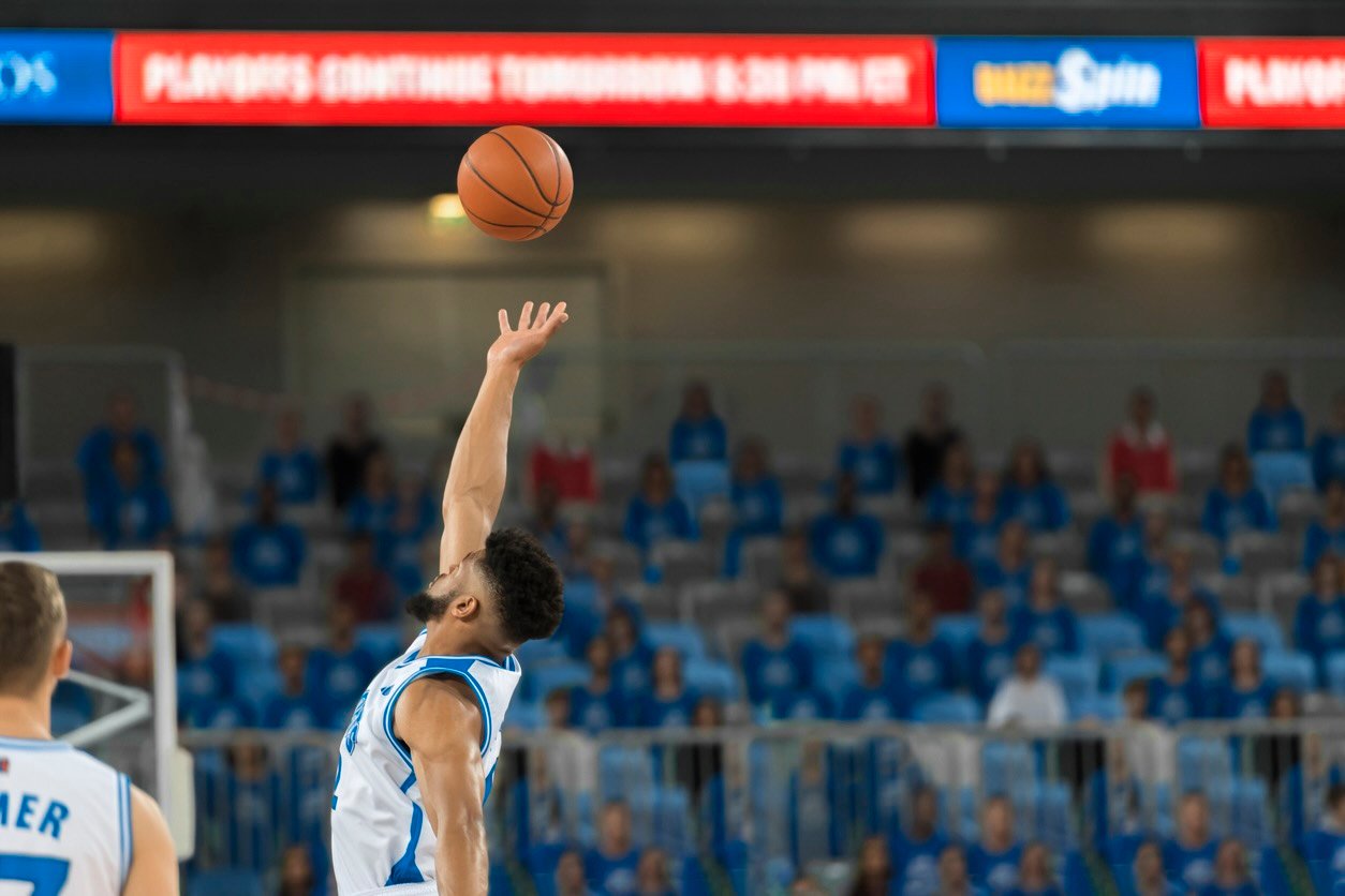 Basketball Player Jumping