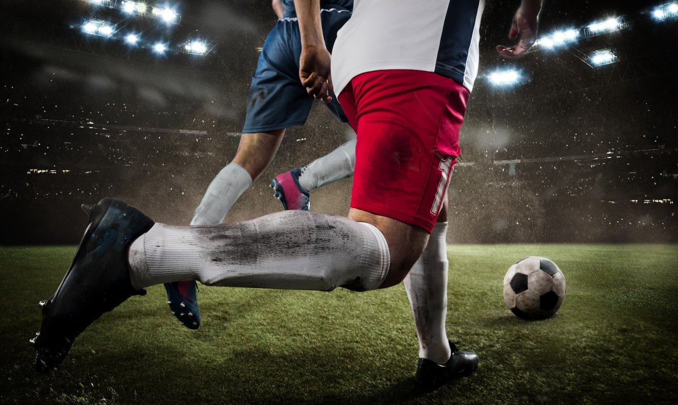 Close Up Footballers
