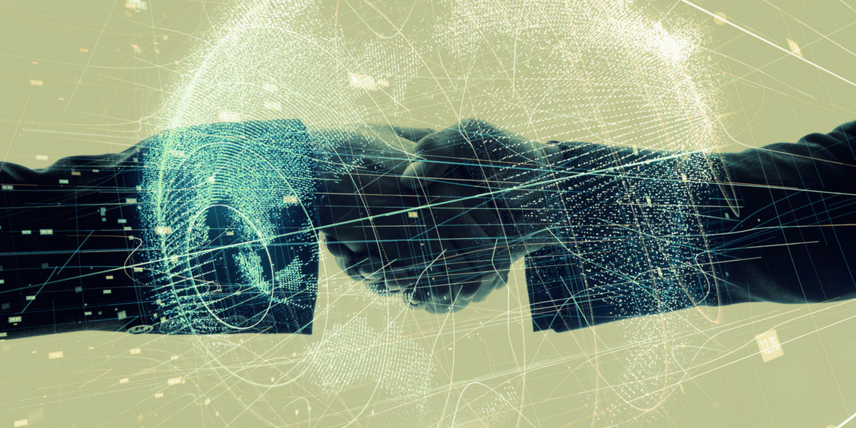 Handshake over data 
