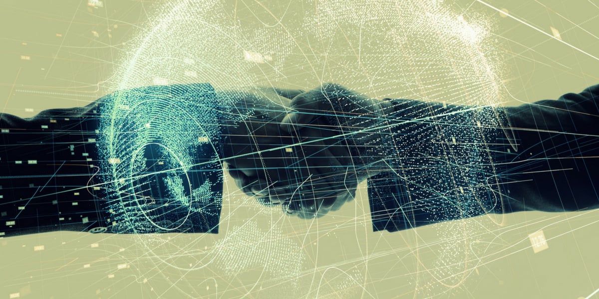 Handshake over data 