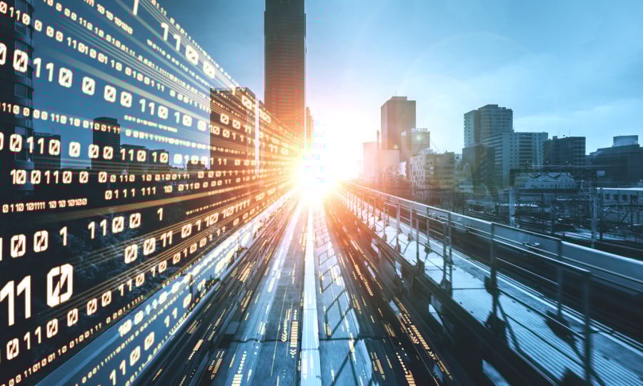 Futuristic data image Futuristic data image