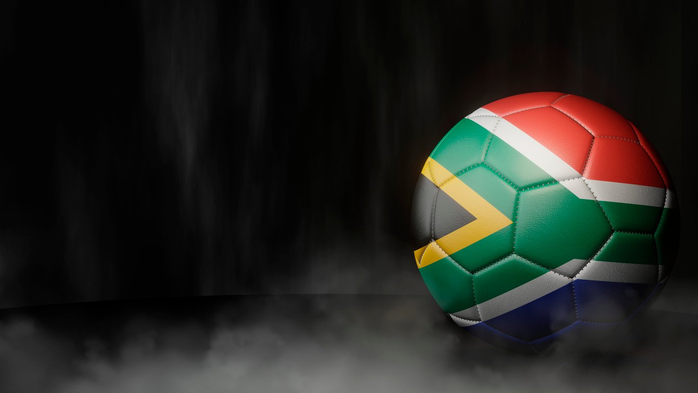 Football in South Africa Flag