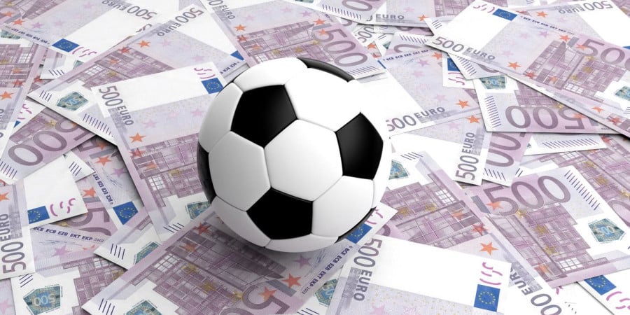 Football on Euro Banknotes Football on Euro Banknotes