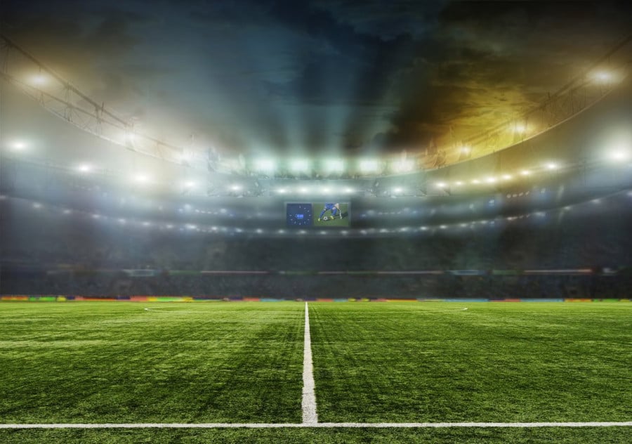Football Stadium in Lights Football Stadium in Lights