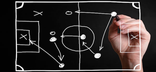 Game strategy on a transparent board