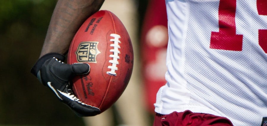 American Football In Hand American Football In Hand