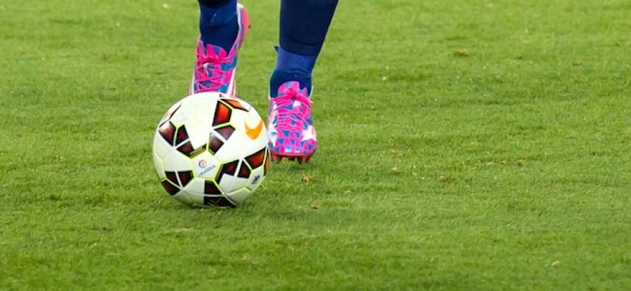 Football with Pink Boots Football with Pink Boots