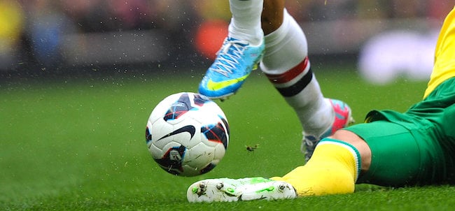 Football slide tackle