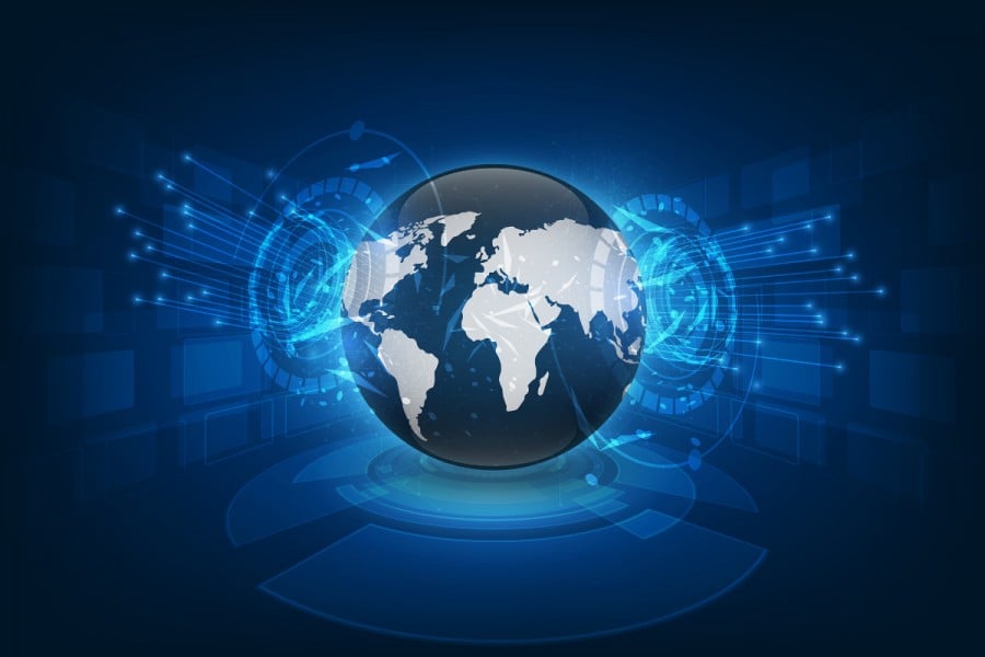 Global network connection Global network connection