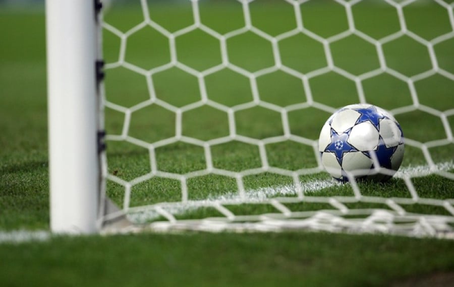 Football on Goal line Football on Goal line
