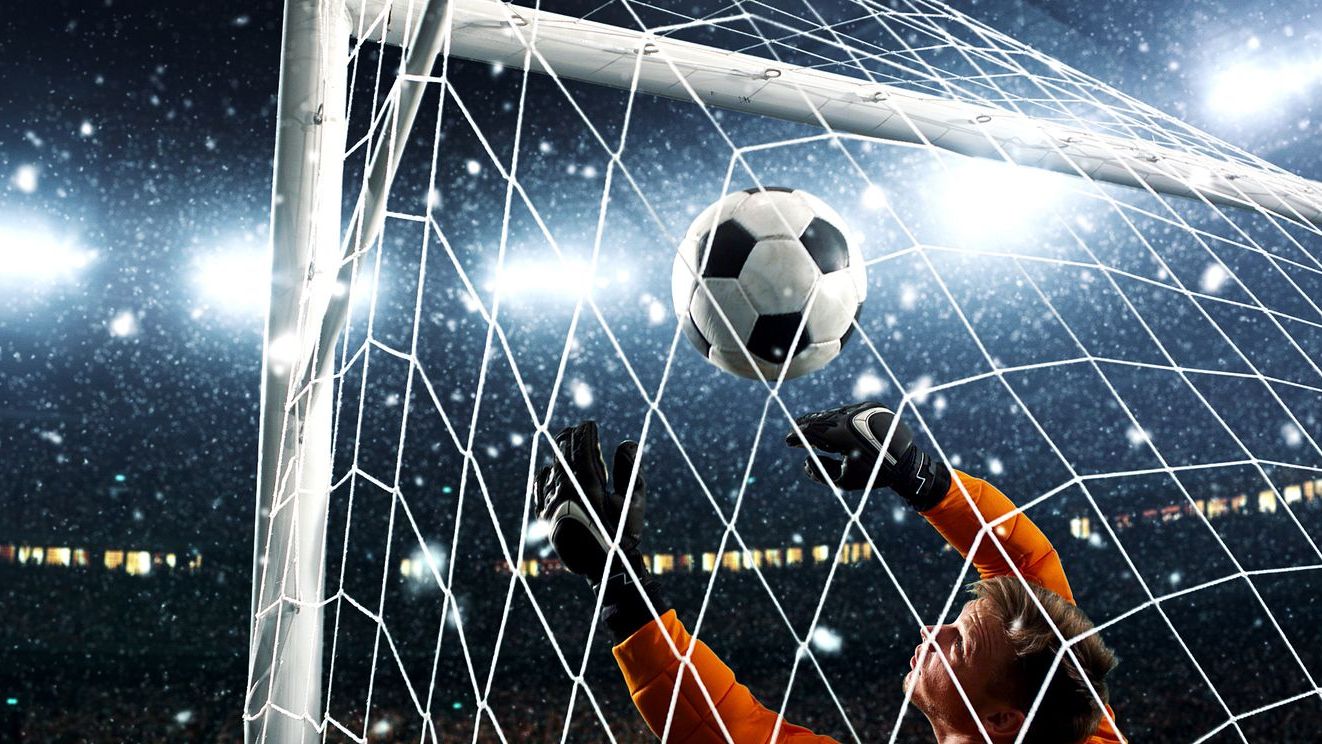 Goalkeeper Saving Shot Goalkeeper Saving Shot