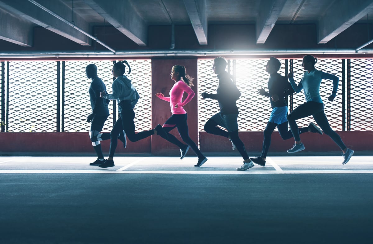 Group of Runners