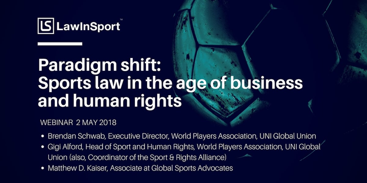 Human Rights and Sports Webinar 