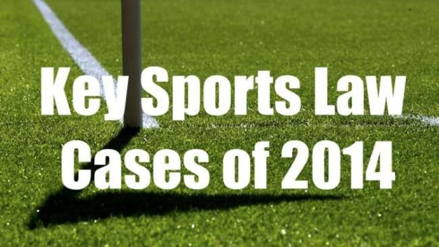 Title image - Key sports law cases of 2014