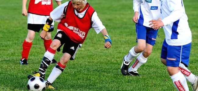 Kids Playing Football