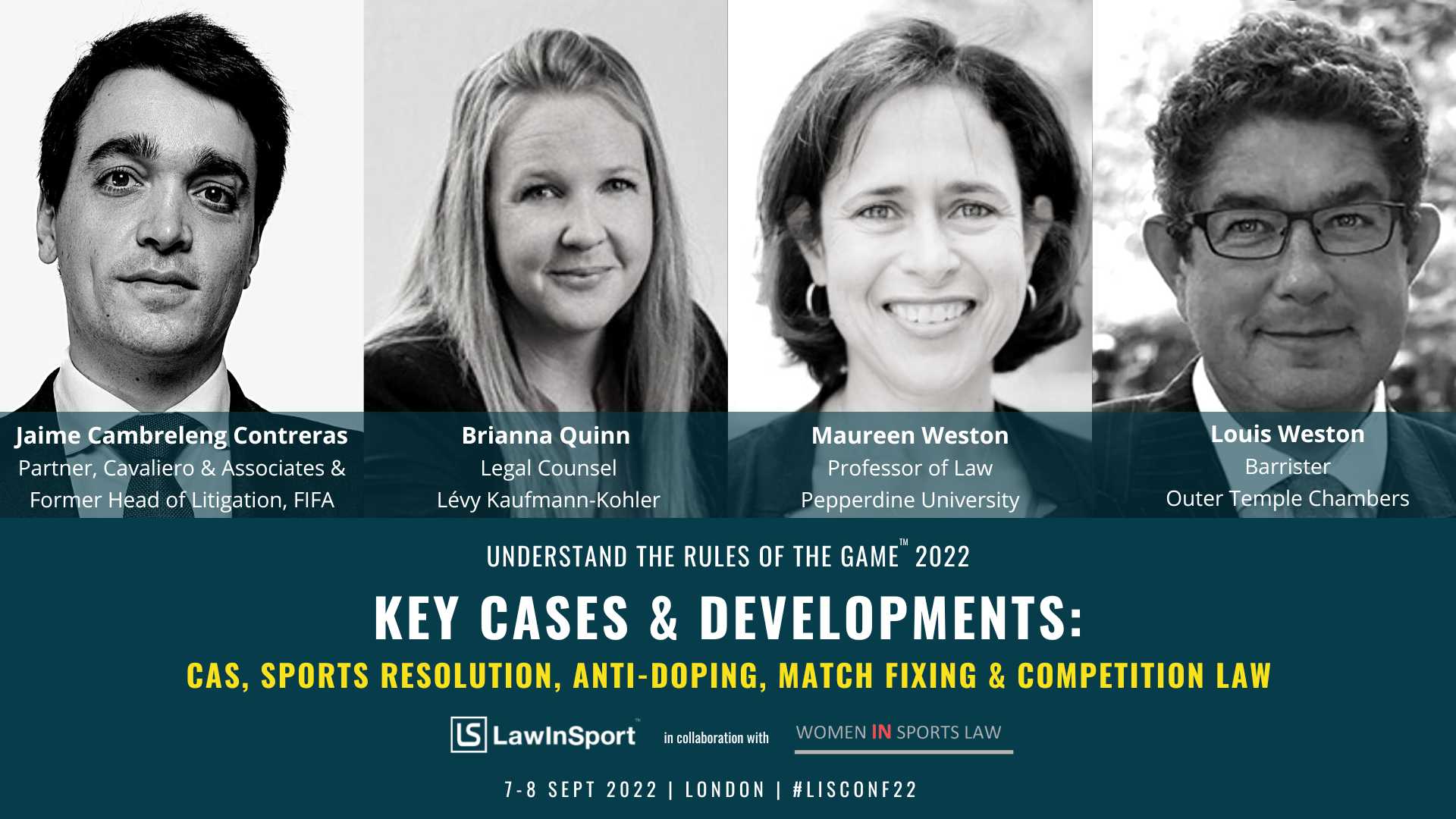 Key Cases and Developments - CAS, Sports Resolutions, Anti-Doping, Match-Fixing, Competition Law