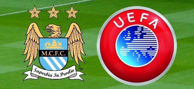 Man City F.C. and UEFA Logo