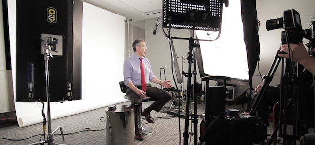 Douglas Masters during interview