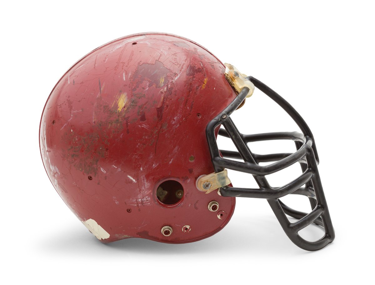 Old American Football Helmet