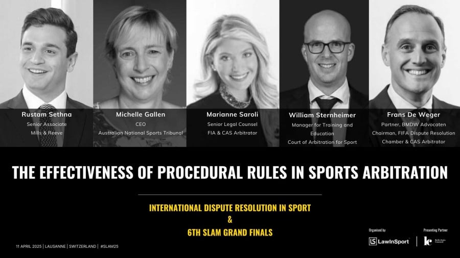 The Effectiveness of Procedural Rules in Sports Arbitration to be discussed at International Dispute Resolution in Sport 2025