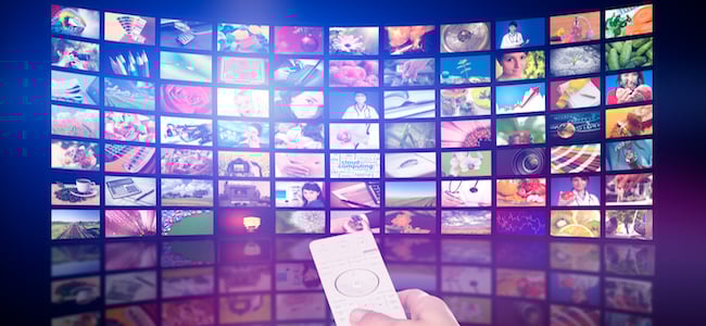 Selecting channels with a tv remote control
