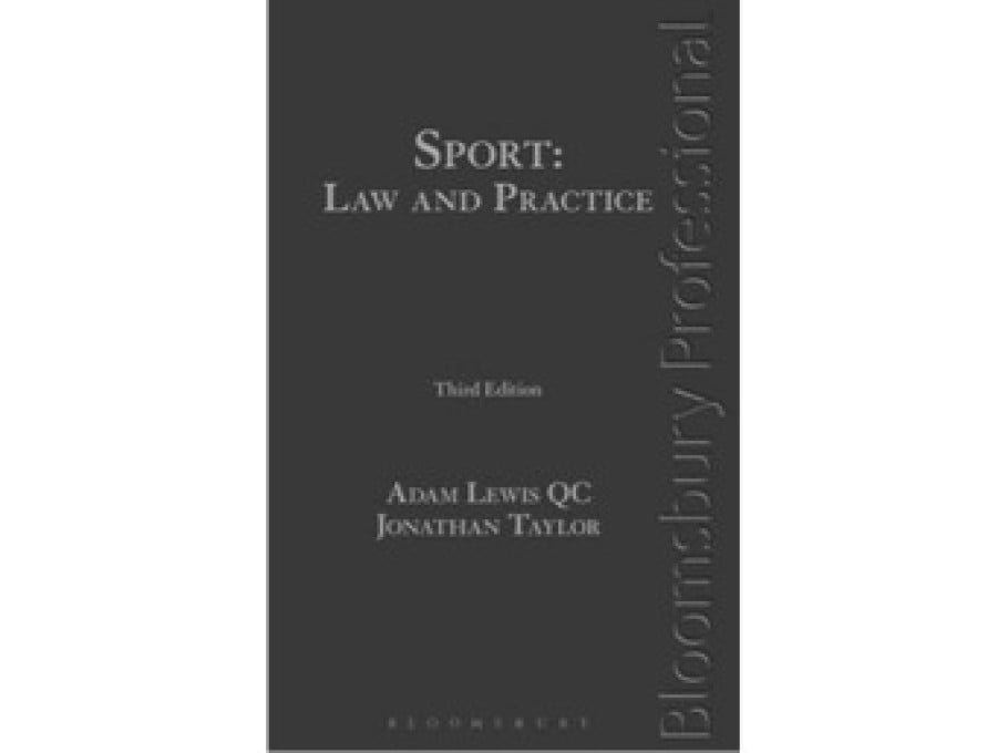 Sport- Law and Practice Third Edition