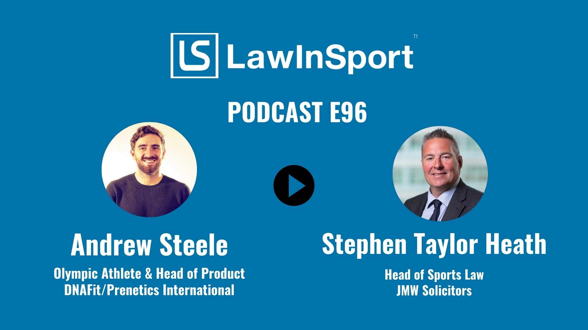 Andrew Steele and Stephen Taylor Heath - LawInSport Podcast Episode 96