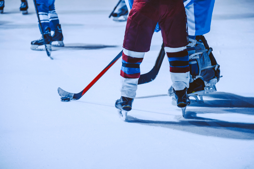 Hockey Players on Ice Hockey Players on Ice