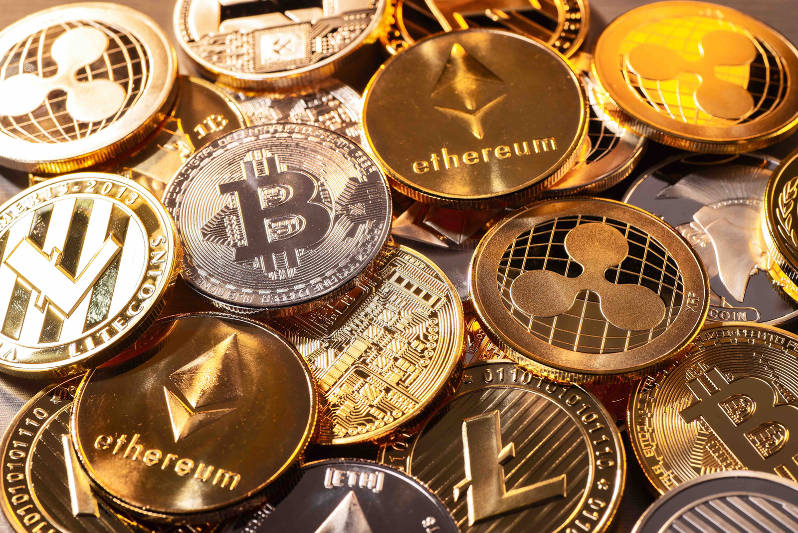 Crypto Coin Montage Crypto Coin Montage