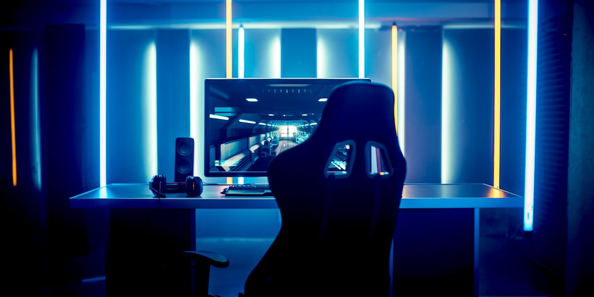 Esports gaming setup