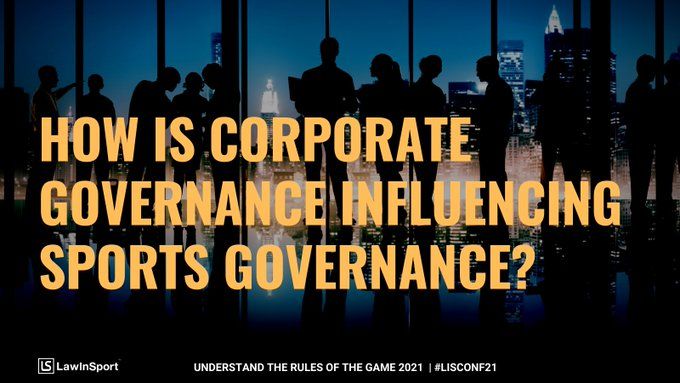 How is the corporate governance landscape influencing sports governance?
