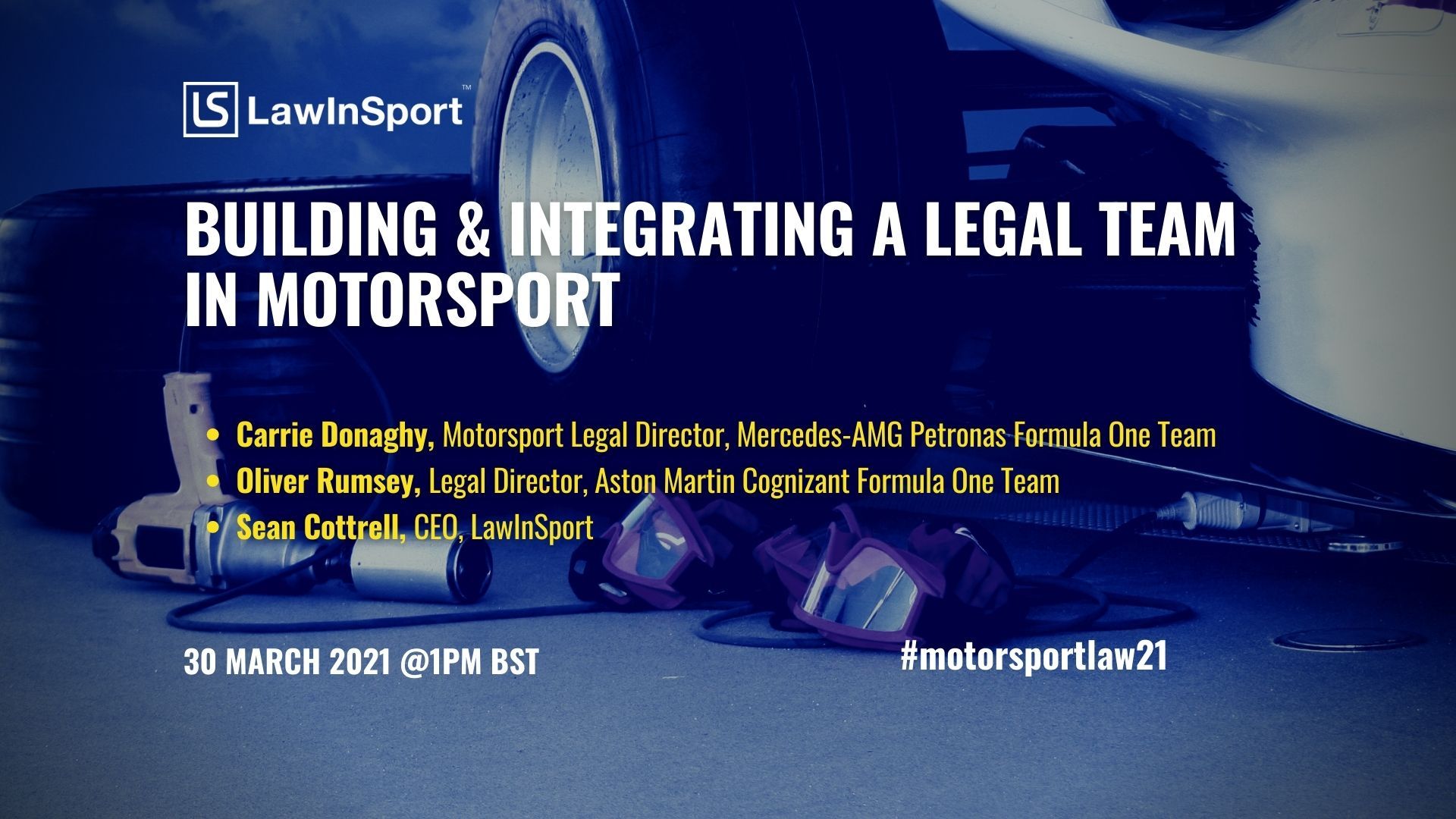 Title image - Building and growing a legal team in motorsport