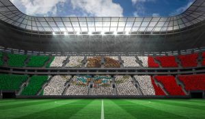 Mexican Flag in Stadium