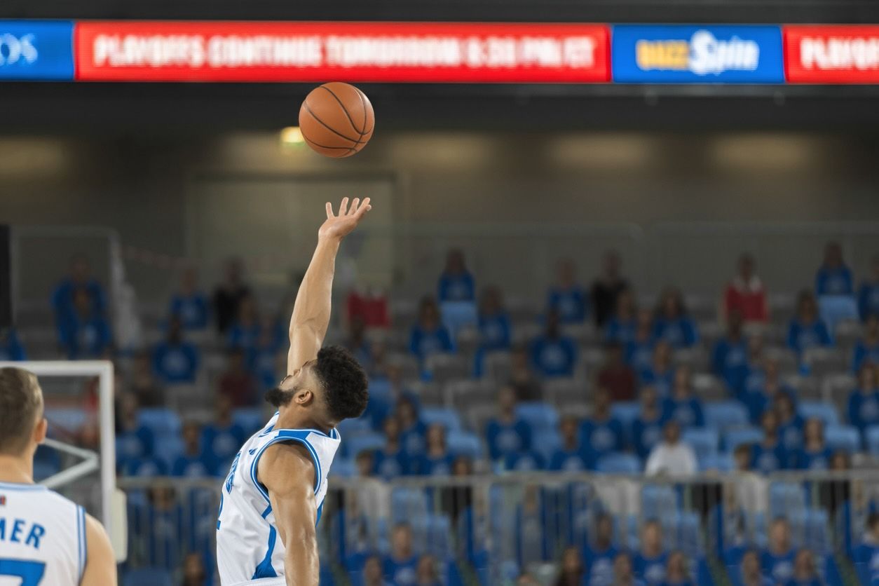 Basketball Player Jumping