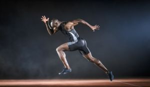 Sprinter running