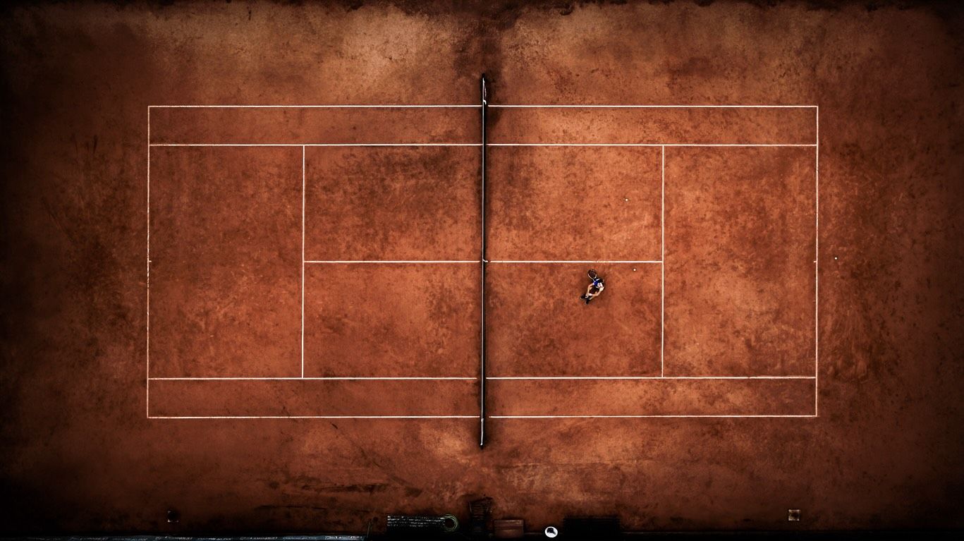 Clay Tennis Court