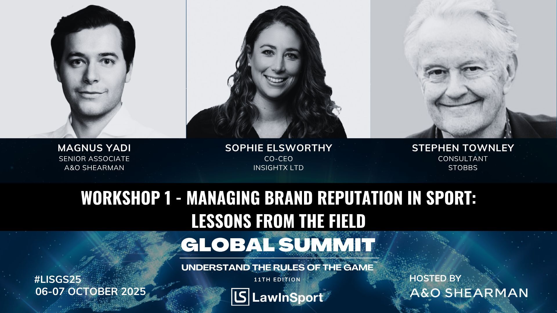 Workshop - Managing Brand Reputation in Sport