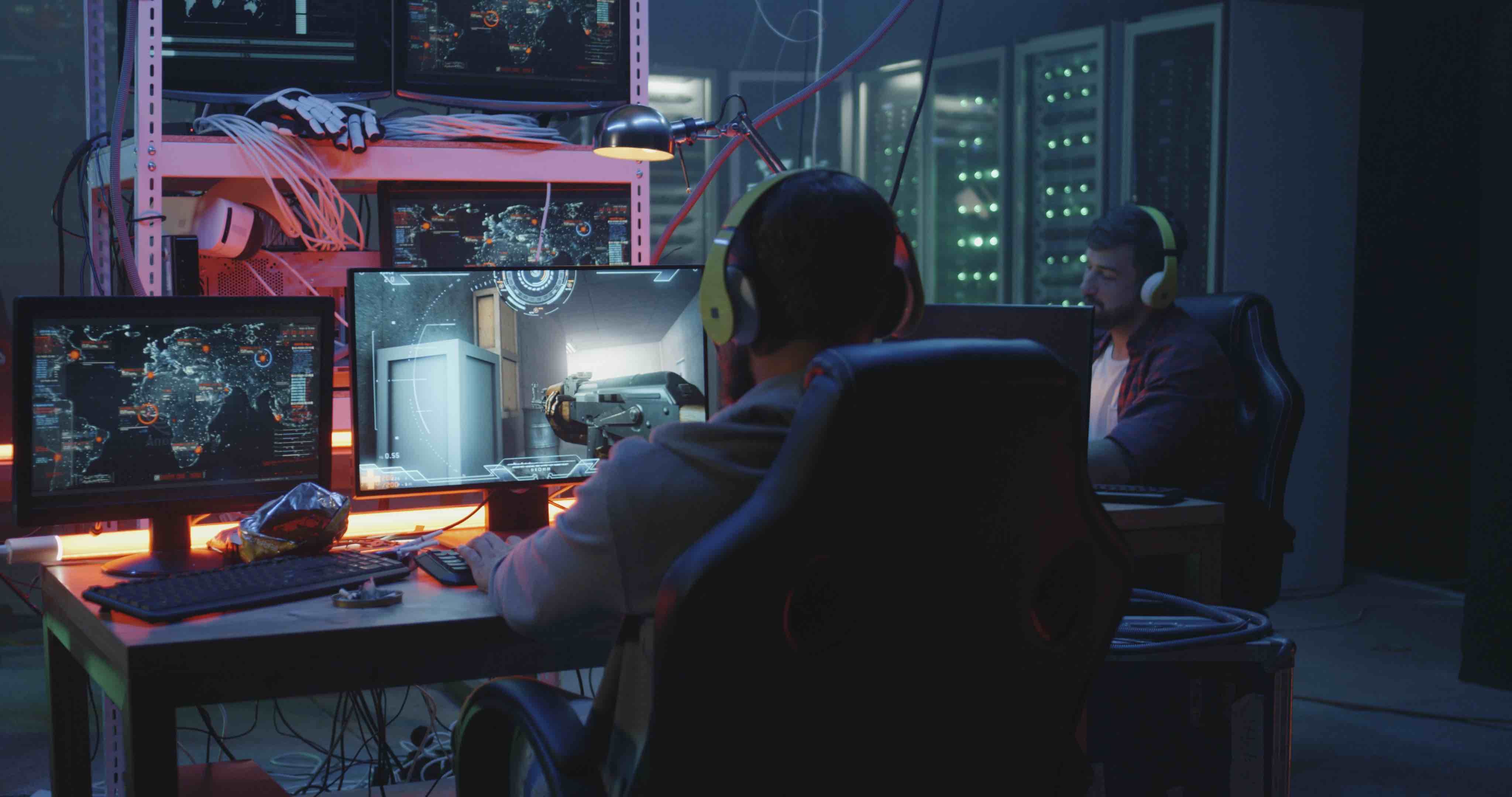 Man Playing CS-GO