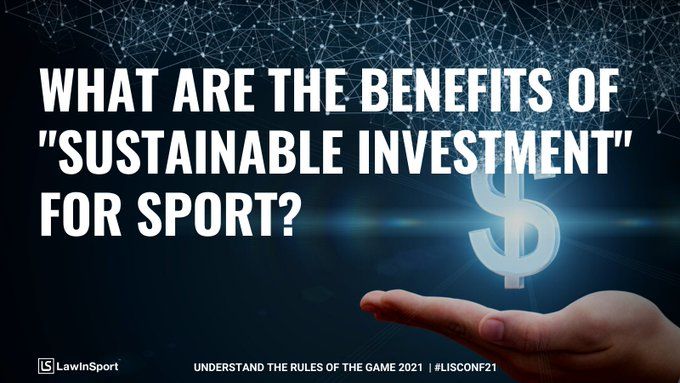 What does "sustainable investment" in sport bring to the table?