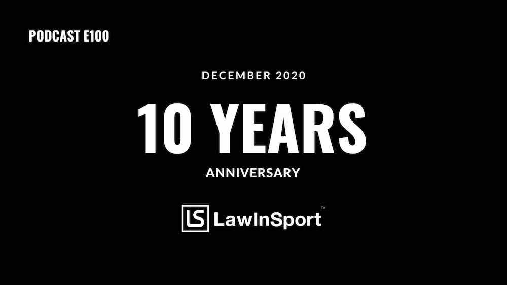 10 Years of LawInSport - Sean Cottrell - E100
